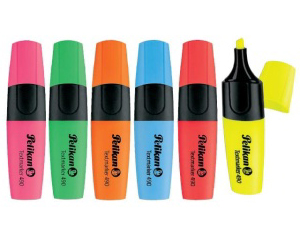 Teksta mar�ieris, 5mm, dzeltens, PELIKAN TEXT MARKER 490